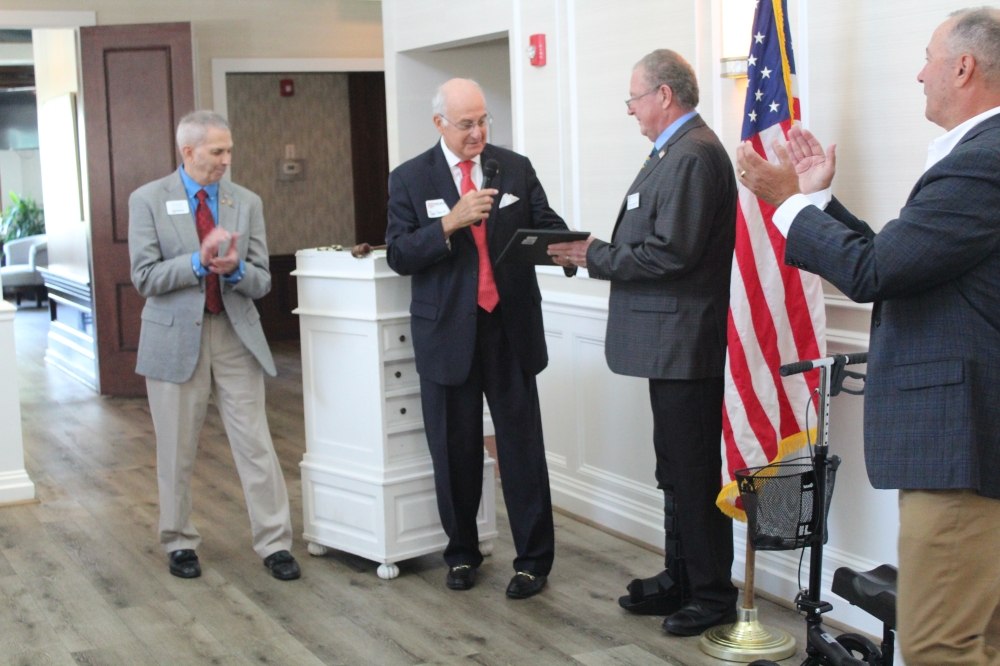 Frank Roberts awarded Order of the Long Leaf Pine Award